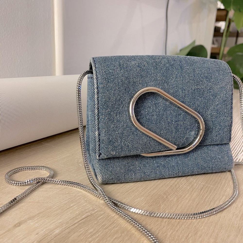 3.1 Phillip Lim Denim Chain Crossbody Bag